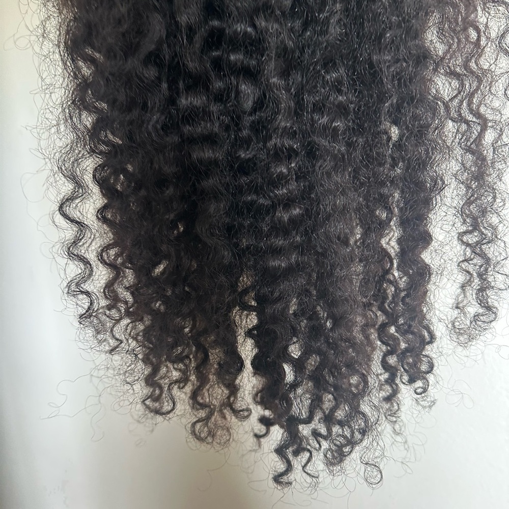 Curly Black Hair wig - Picture 7 of 9